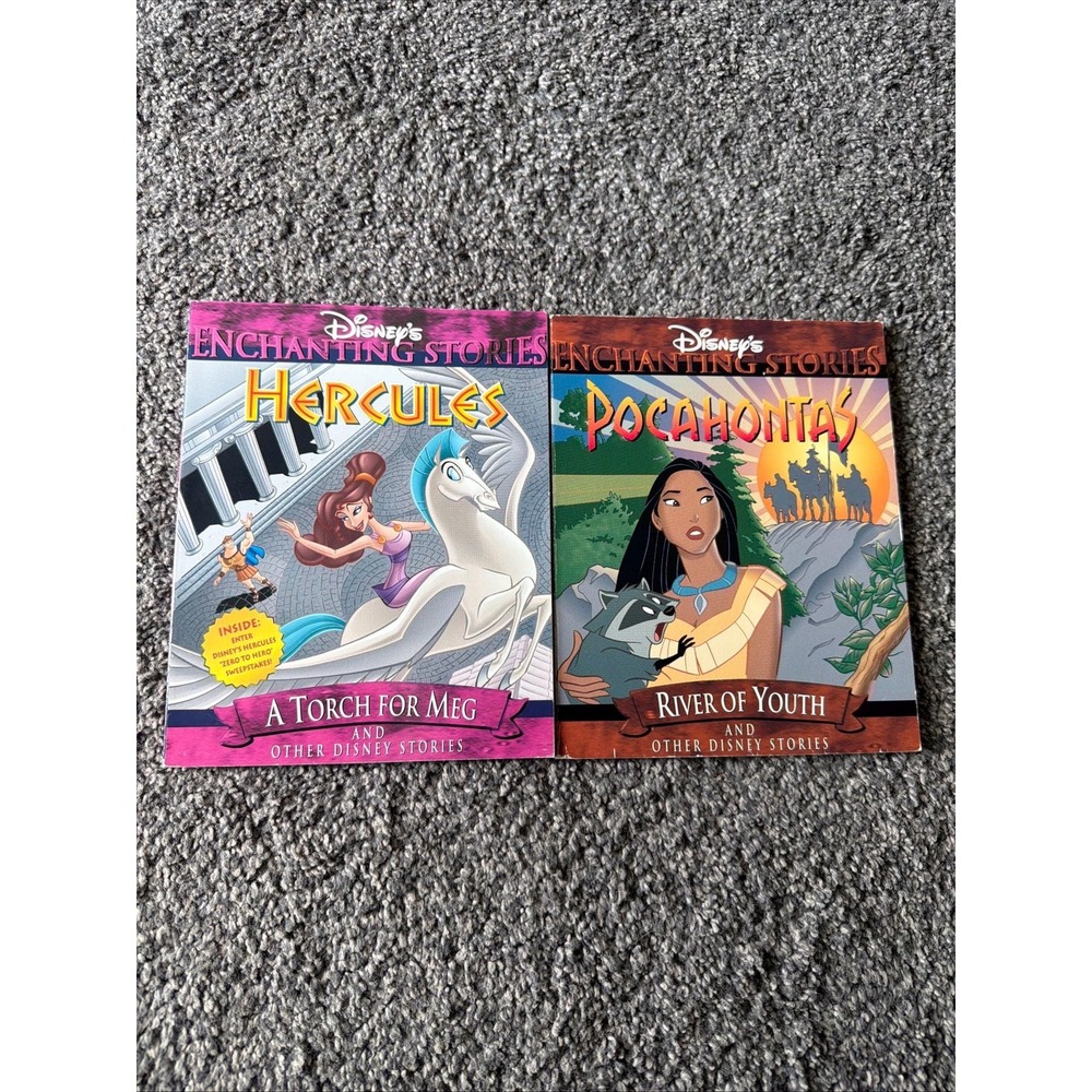 Disney's Enchanting Stories Pocahontas & Hercules Comic Books